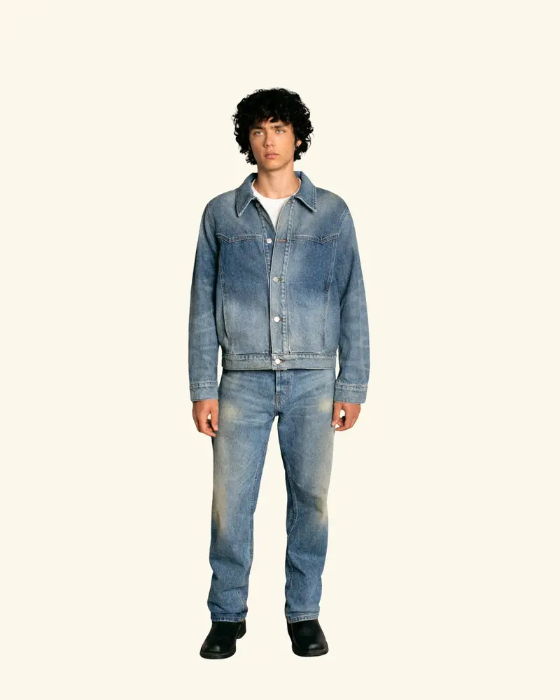 Relaxed 5 Pocket Denim (Indigo) 4