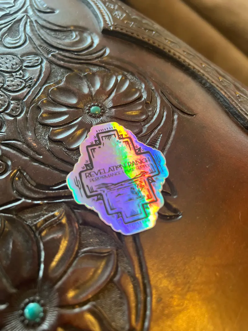 Revelation Ranch Holographic Sticker 1