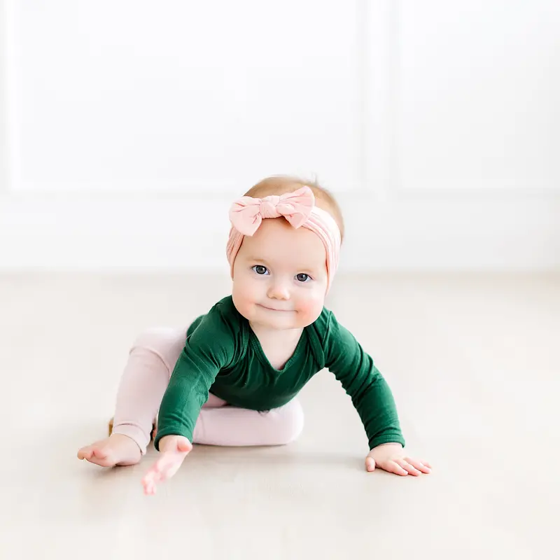 Ribbed Leggings In Blush 1
