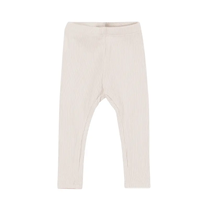 Ribbed Leggings In Oat 2