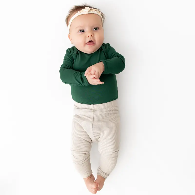 Ribbed Leggings In Oat 3