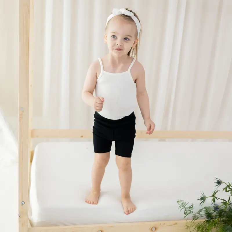Ribbed Spaghetti Strap Bodysuit In Cloud 1