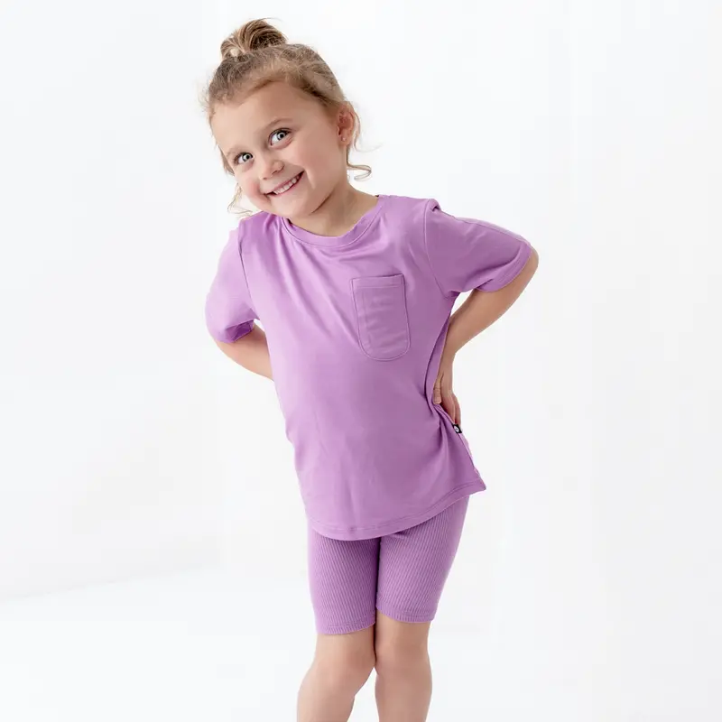 Ribbed Toddler Biker Shorts In Poi 1
