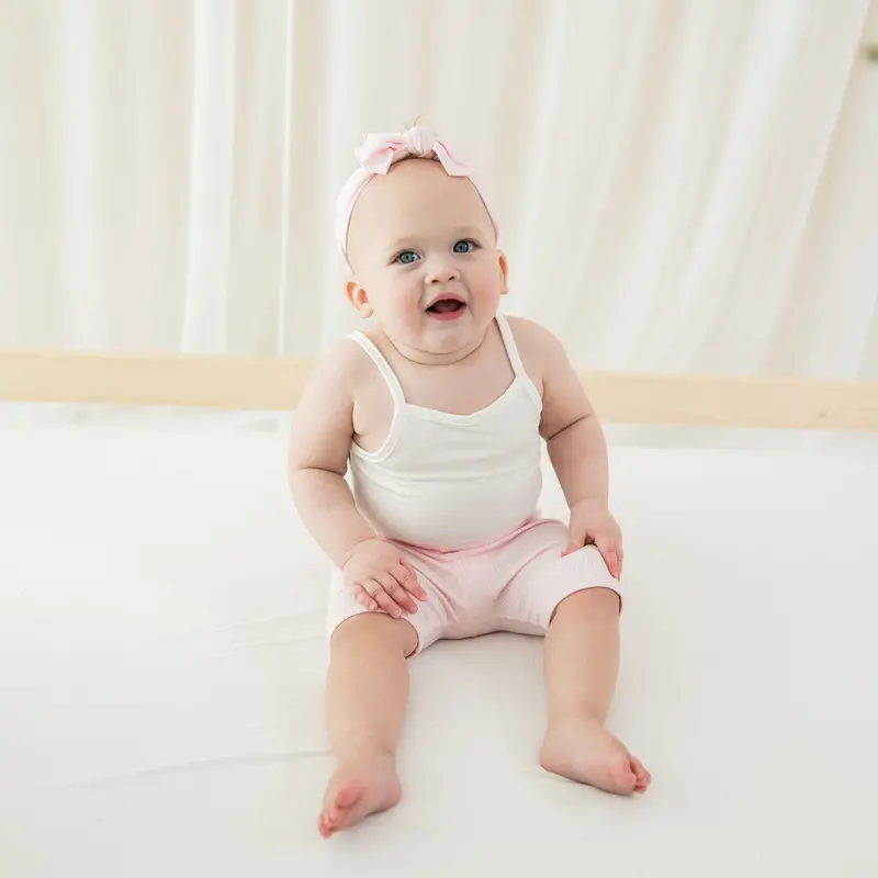 Ribbed Toddler Biker Shorts In Sakura 3