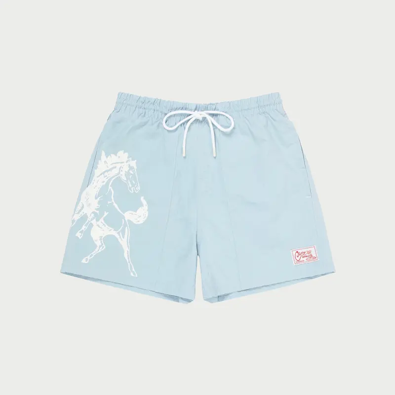 Rip-Stop Swim Short (Sky Blue) 1