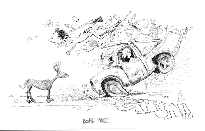 Road Hunt Print 1