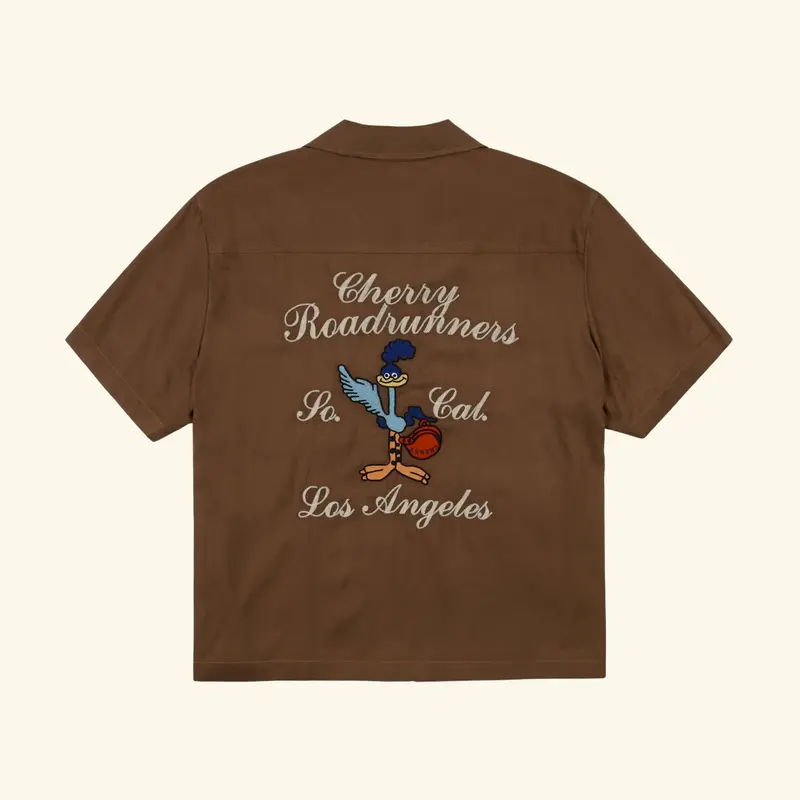 Roadrunner Bowling Shirt (Nutmeg) 1