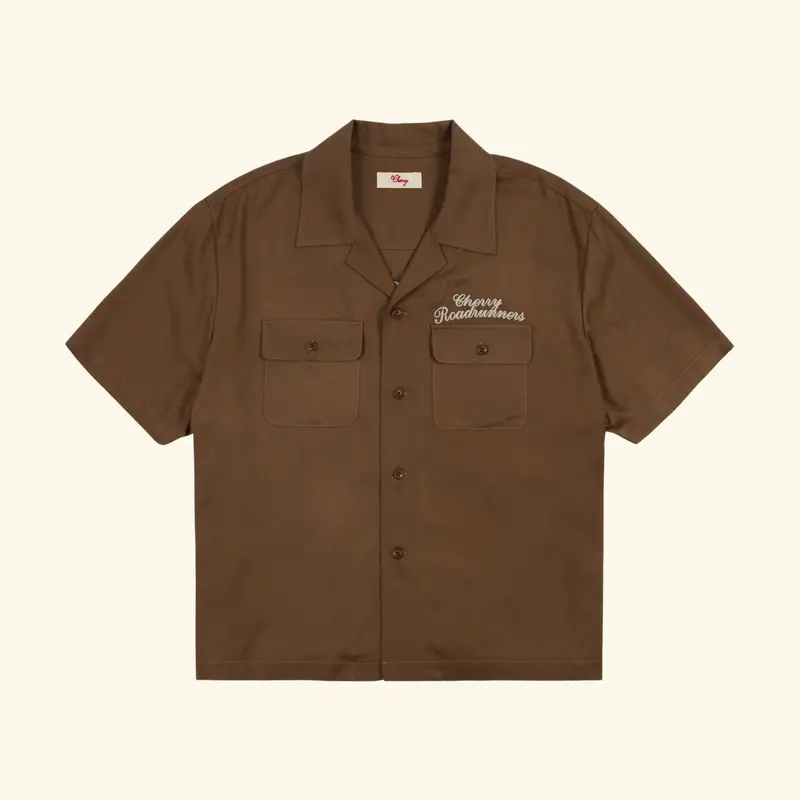 Roadrunner Bowling Shirt (Nutmeg) 2