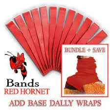 Rope Smart Red Hornet Dally Wrap Bands 1