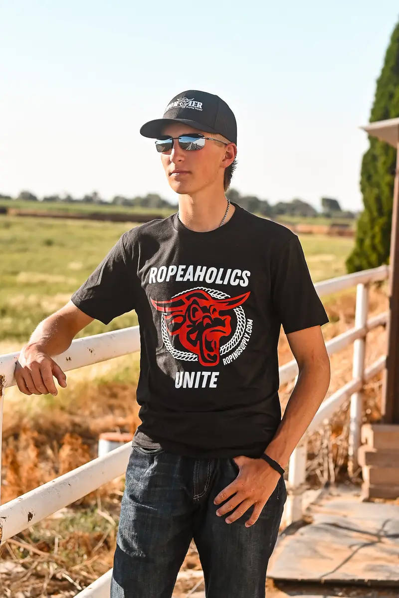 Ropeaholic T-Shirt In Black 1