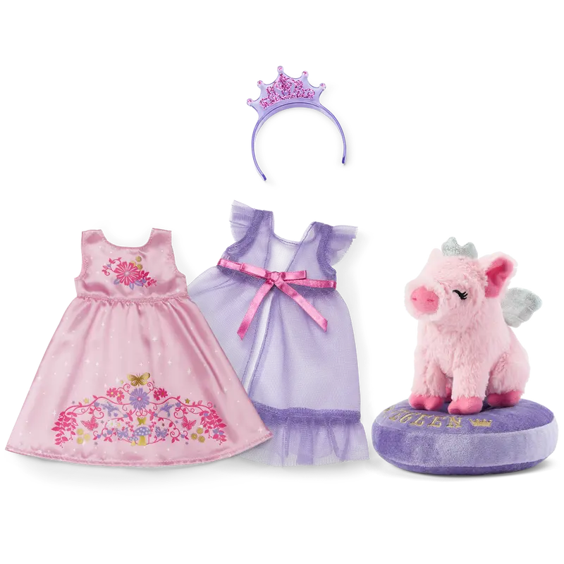 Royal Ruffles Nightie & Pegeen™ Bundle (Welliewishers™) 1