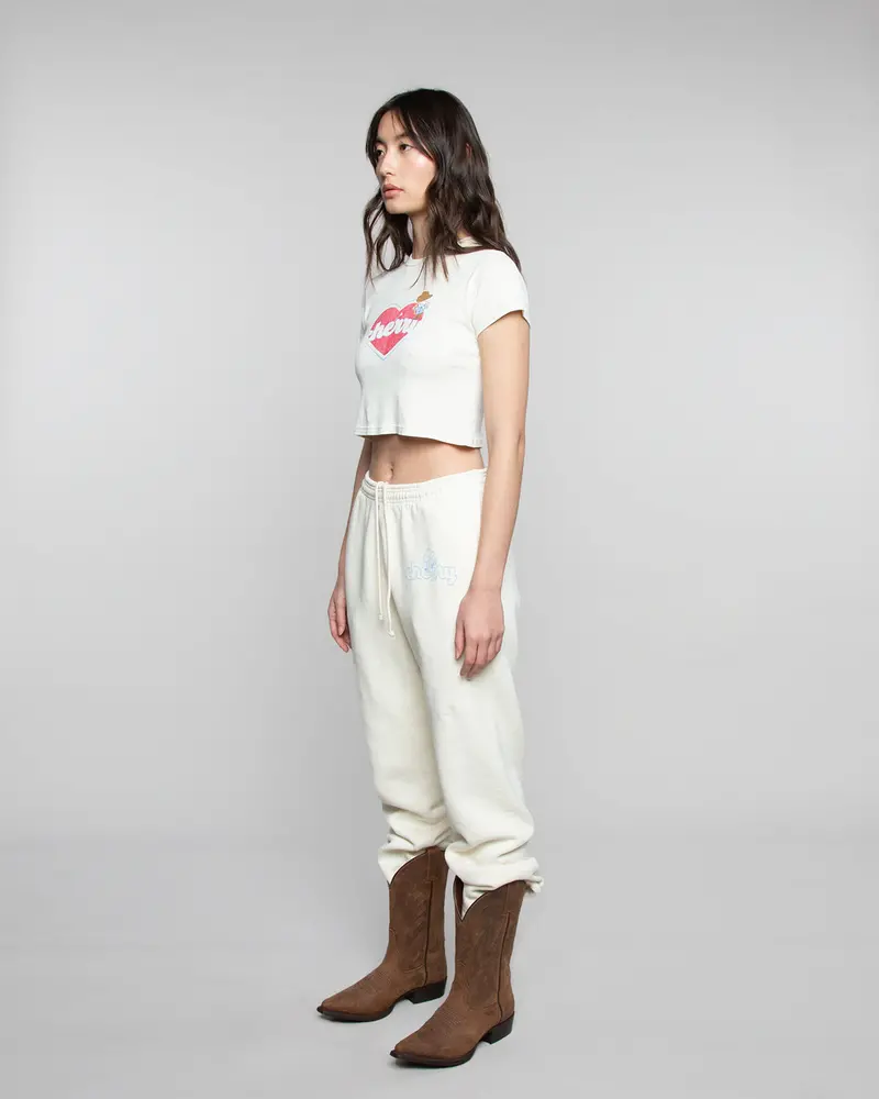 Sakuranbo Cowboy Sweatpant (Cream) 3