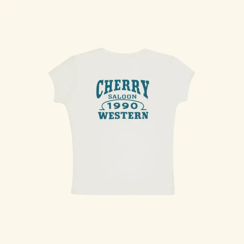 Saloon Scoop Neck Baby Tee 2