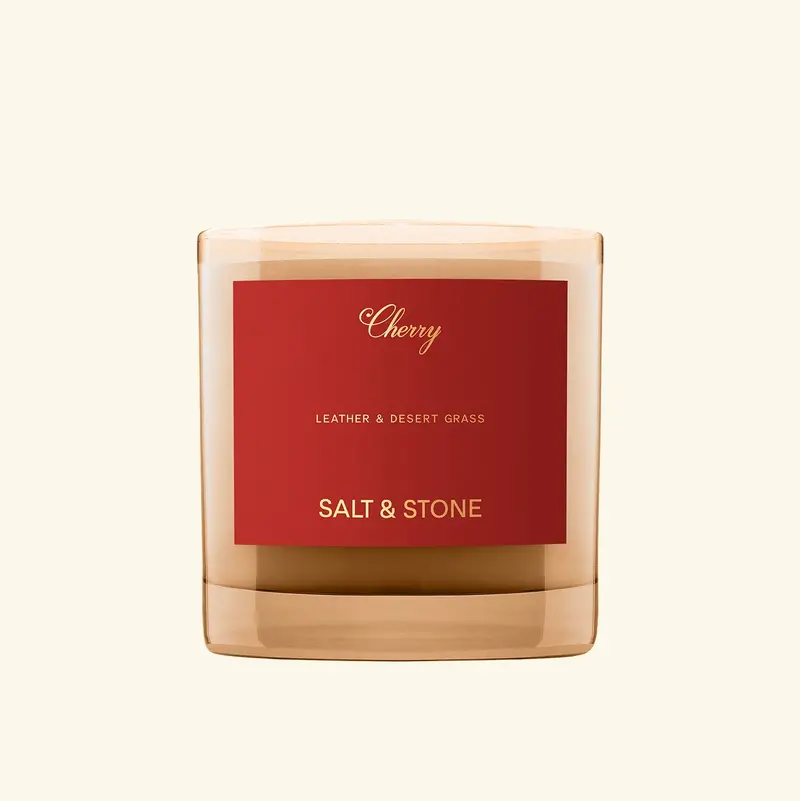 Salt & Stone + Cherry Candle 1