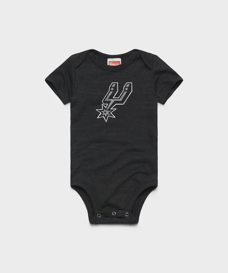 San Antonio Spurs Logo Baby One Piece 1