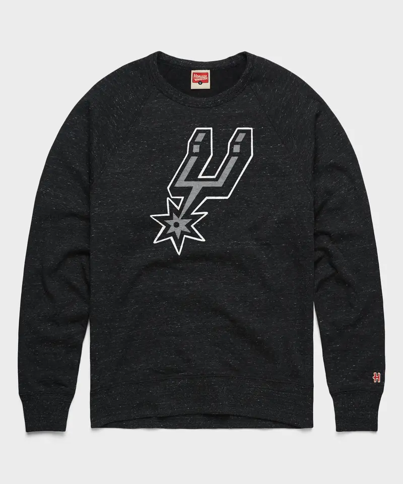 San Antonio Spurs Logo Crewneck 1