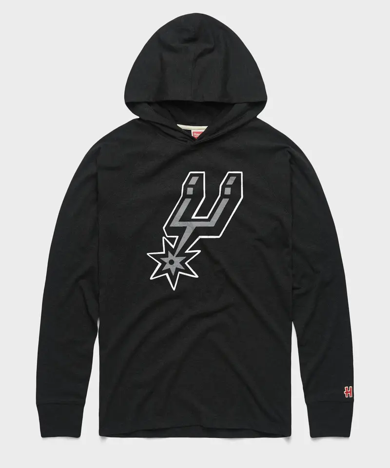 San Antonio Spurs Logo Lightweight Hoodie 1