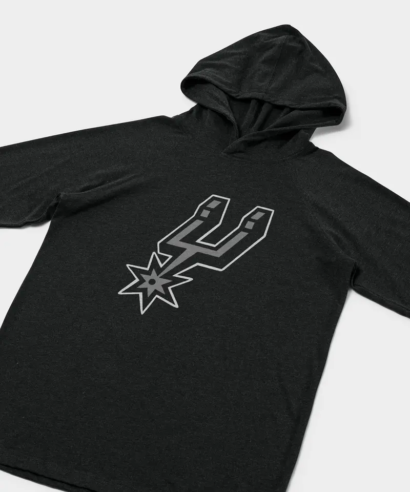 San Antonio Spurs Logo Lightweight Hoodie 2