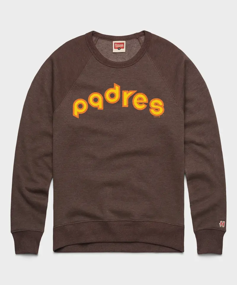 San Diego Padres Jersey Logo '80 Crewneck 1