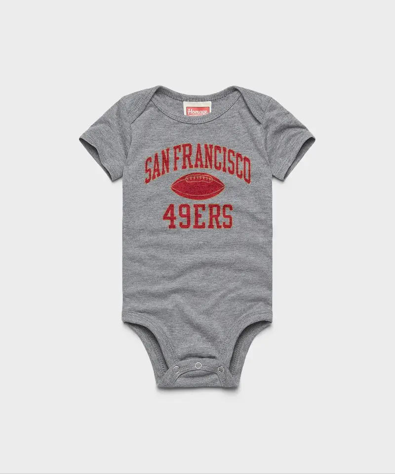 San Francisco 49Ers Gridiron Baby One Piece 1