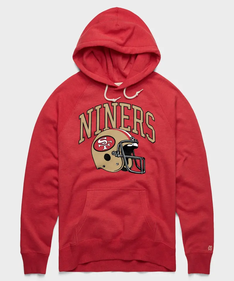 San Francisco 49Ers Helmet Retro Hoodie 1