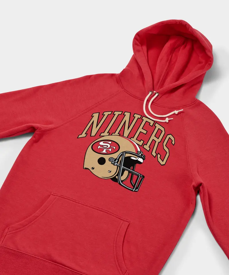 San Francisco 49Ers Helmet Retro Hoodie 2