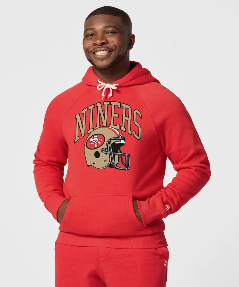 San Francisco 49Ers Helmet Retro Hoodie 3