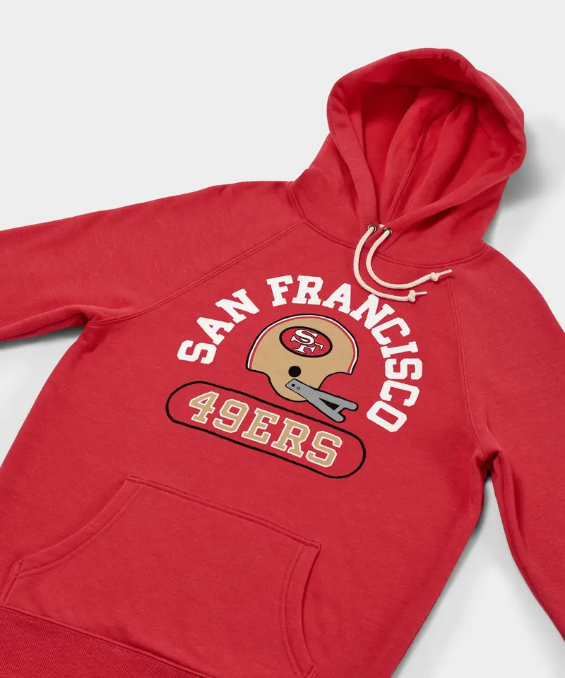San Francisco 49Ers Throwback Helmet Hoodie 2