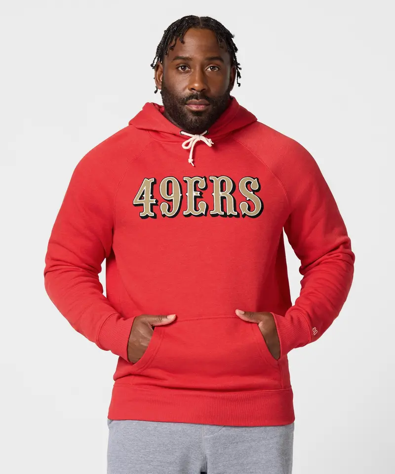 San Francisco 49Ers Wordmark '72 Hoodie 3