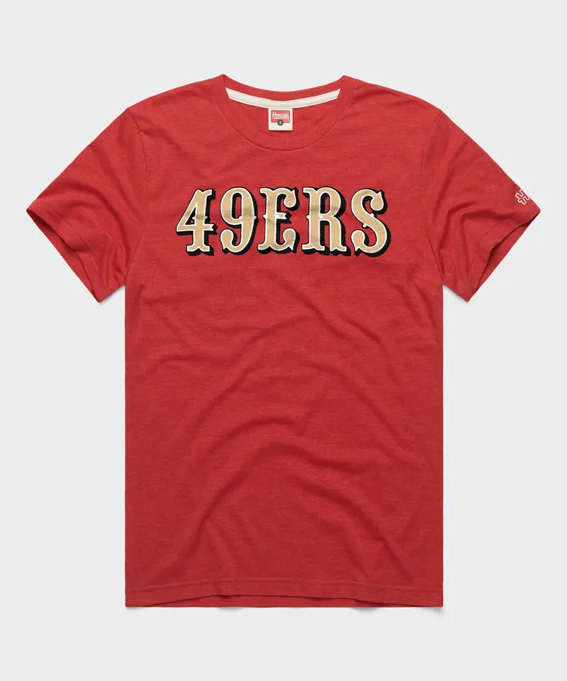 San Francisco 49Ers Wordmark '72 T-Shirt 1