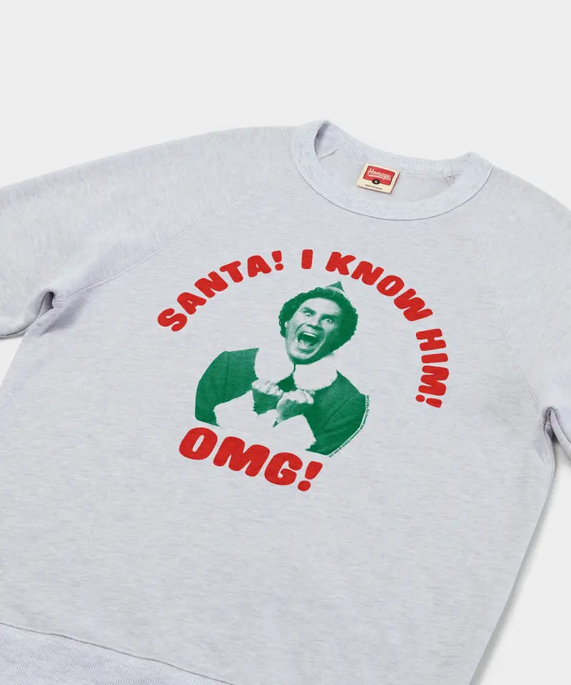 Santa! I Know Him! Omg! Crewneck 2