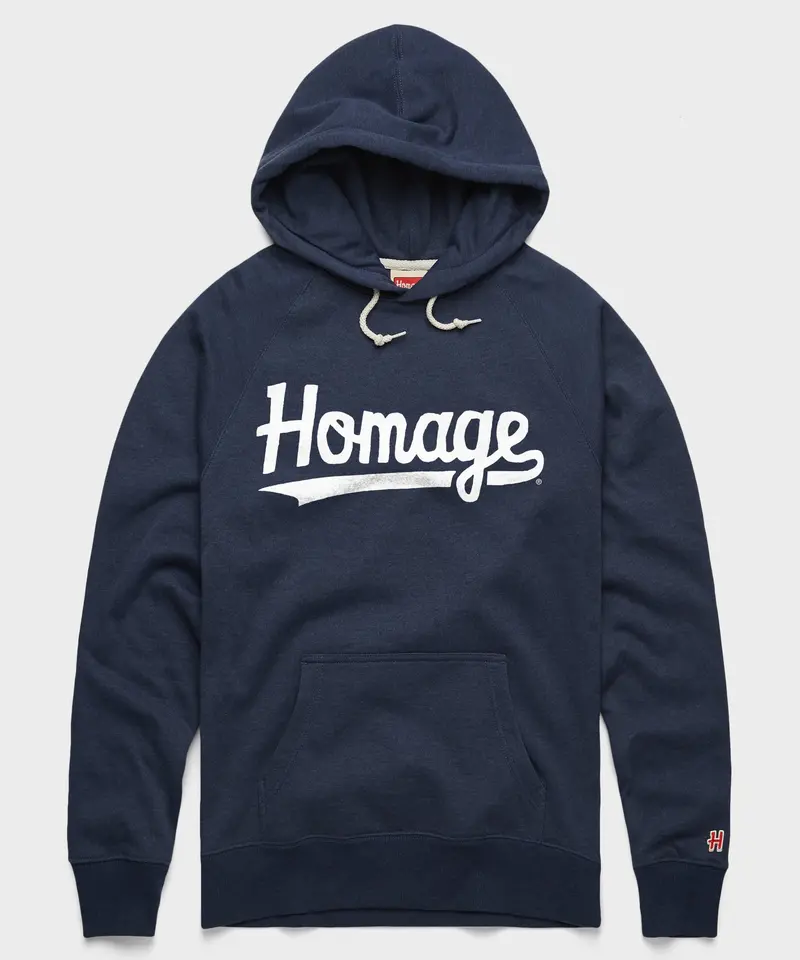 Script Homage Vintage Typography Hoodie