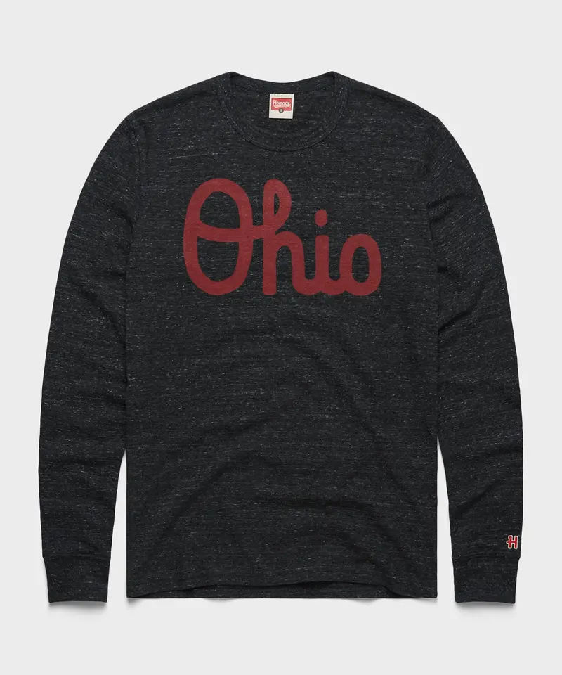 Script Ohio Long Sleeve Graphic Tee