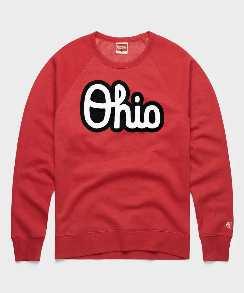 Script Ohio Outline Crewneck 1