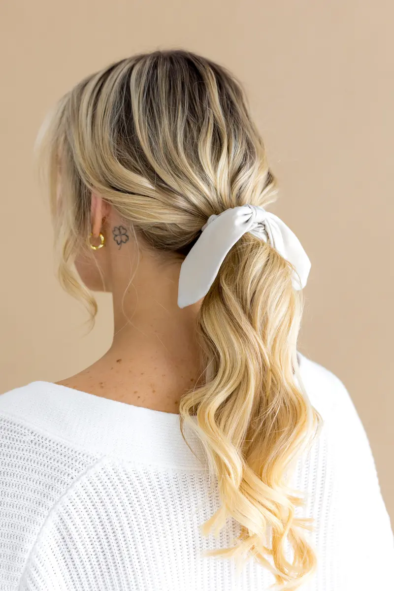 Scrunchie In Oat 1