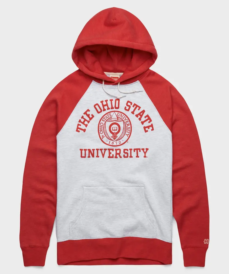 Seal Of The Ohio State University Colorblock Hoodie 1
