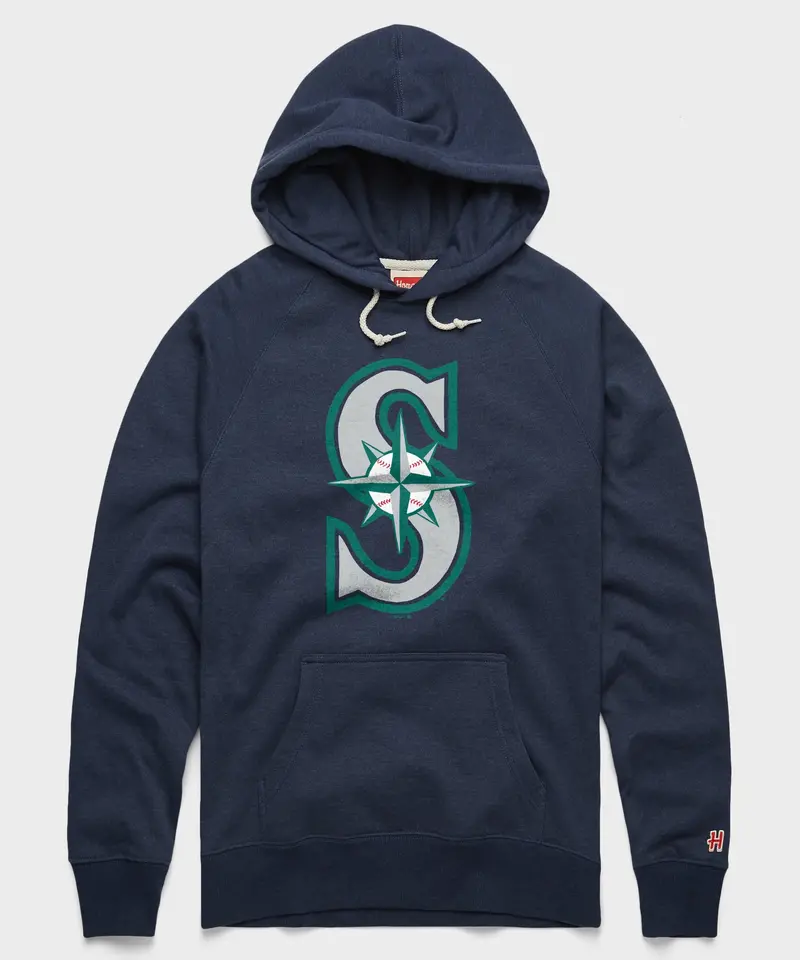Seattle Mariners Cap Logo '93 Hoodie 1