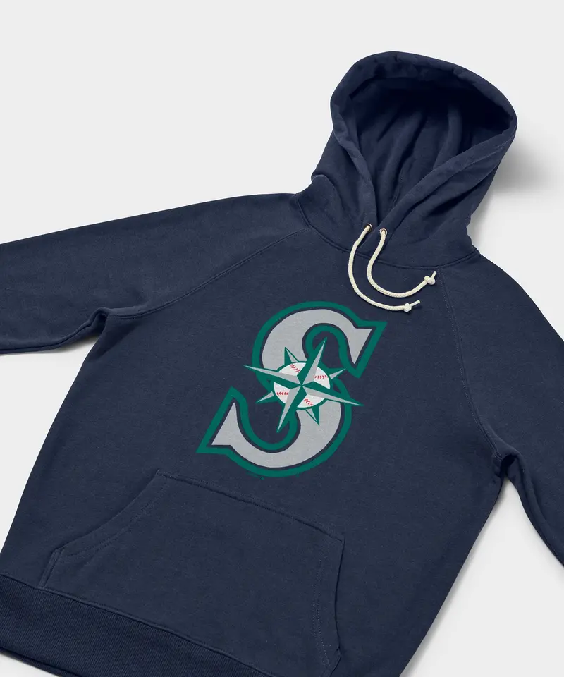 Seattle Mariners Cap Logo '93 Hoodie 2
