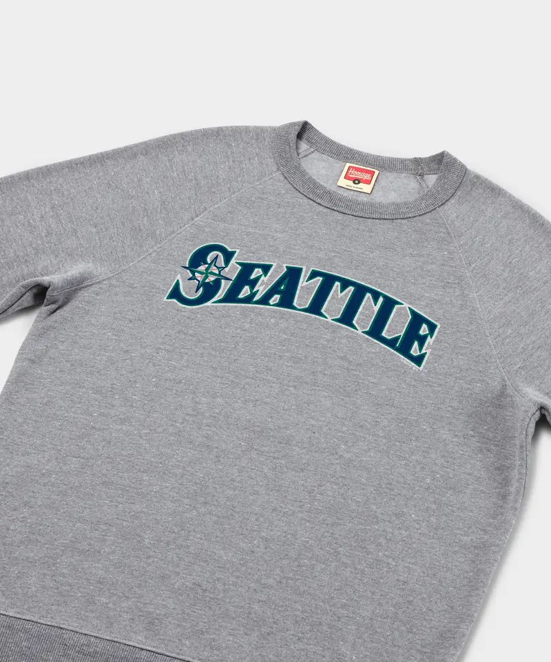 Seattle Mariners Jersey Logo '01 Crewneck 2