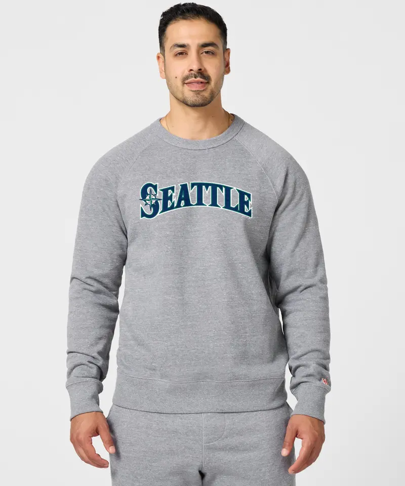 Seattle Mariners Jersey Logo '01 Crewneck 3