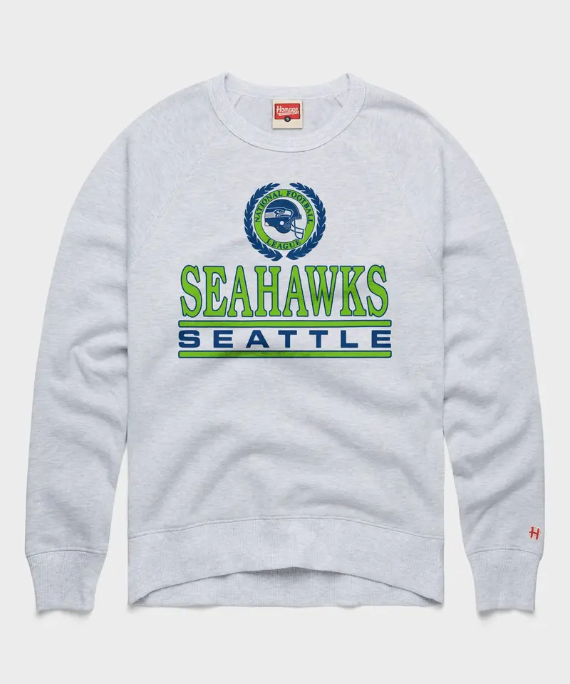 Seattle Seahawks Crest Crewneck 1