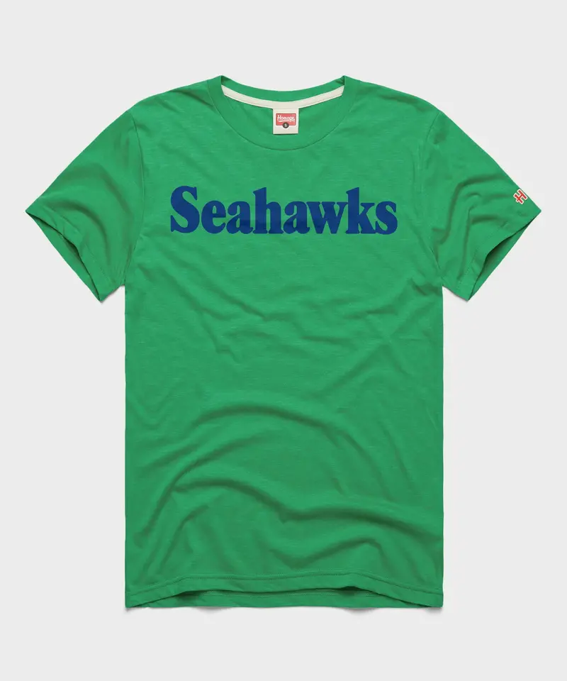 Seattle Seahawks Wordmark '76 T-Shirt 1
