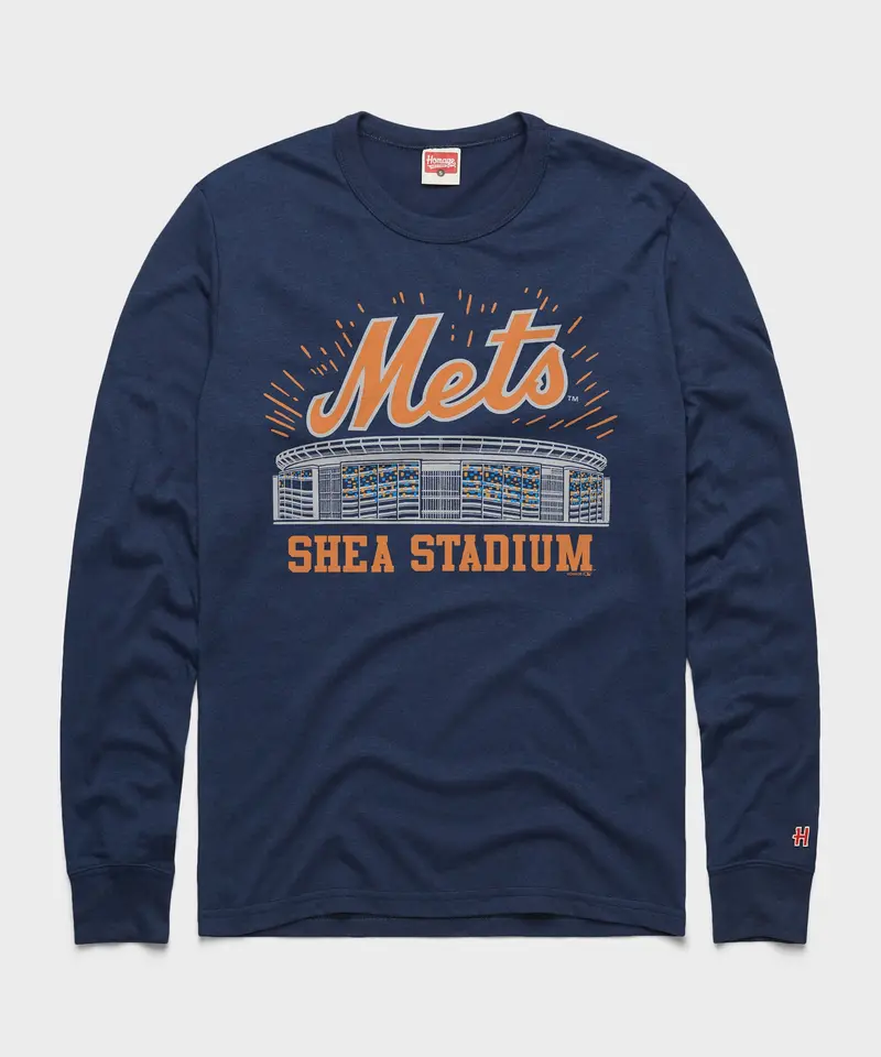 Shea Stadium Mets Long Sleeve Tee 1