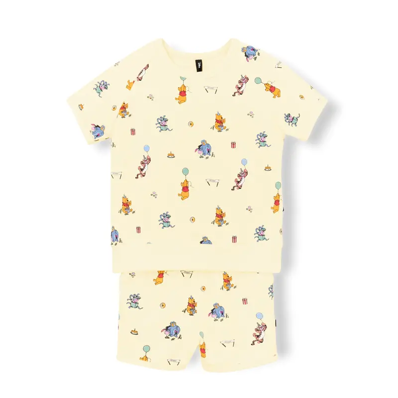 Short Sleeve Jogger Set In Winnie The Pooh Celebration 2