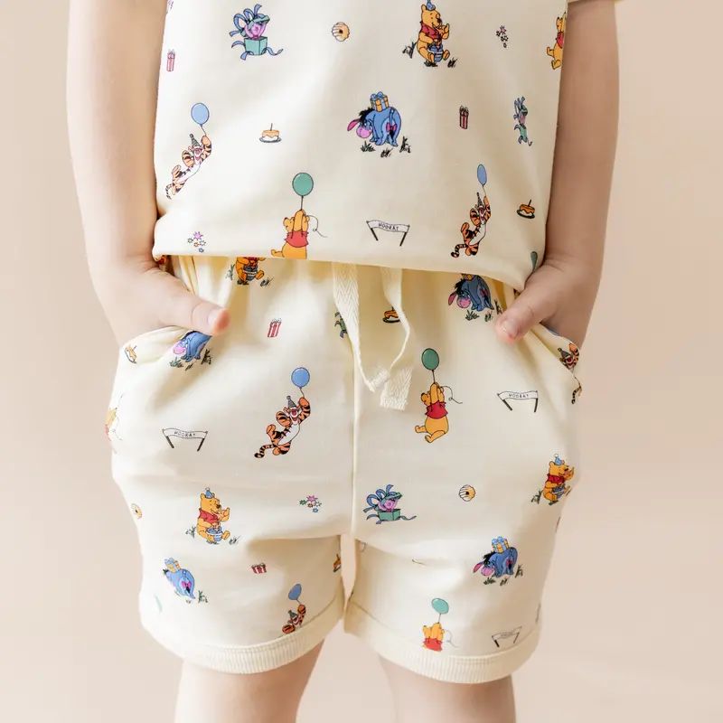 Short Sleeve Jogger Set In Winnie The Pooh Celebration 3