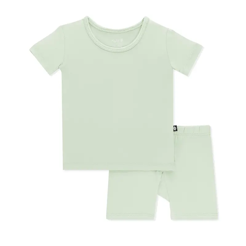 Short Sleeve Pajamas In Basil 2