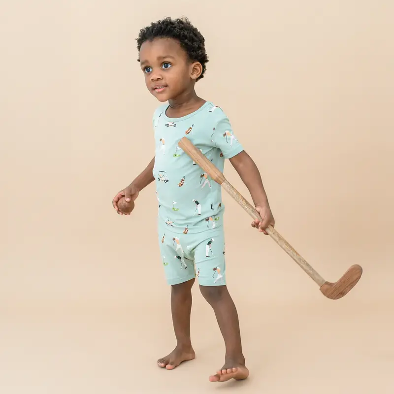 Short Sleeve Pajamas In Golf 3