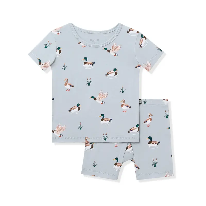 Short Sleeve Pajamas In Mallard Duck 2