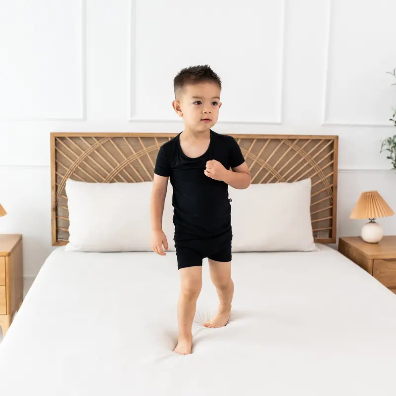 Short Sleeve Pajamas In Midnight 1