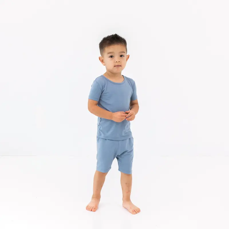 Short Sleeve Pajamas In Slate 3